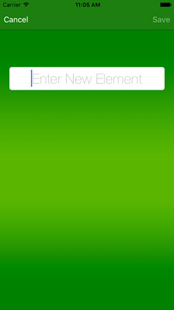 Add a new element in your list